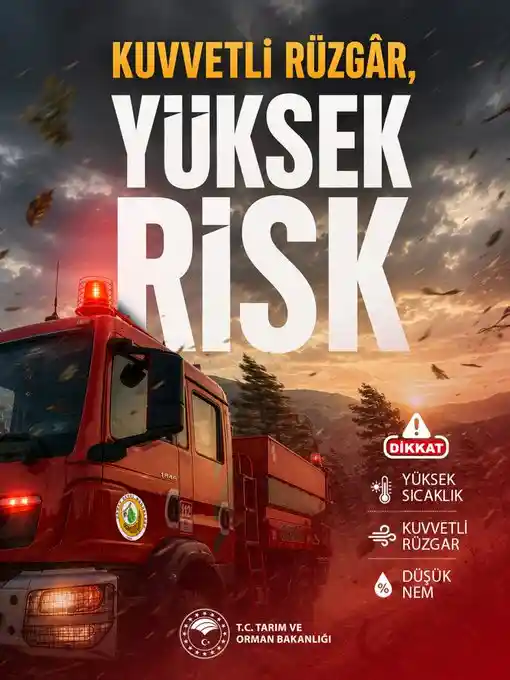 Sosyal medya hesabından paylaşım yapan Bakan Yumaklı, şiddetli rüzgarın orman yangınları üzerindeki yıkıcı etkisine dikkati çekti.